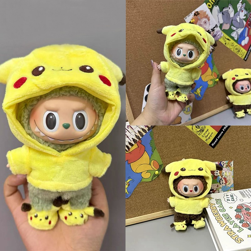 Baby Clothing Set - 15 17cm 라부부 인형용 만화 귀여운