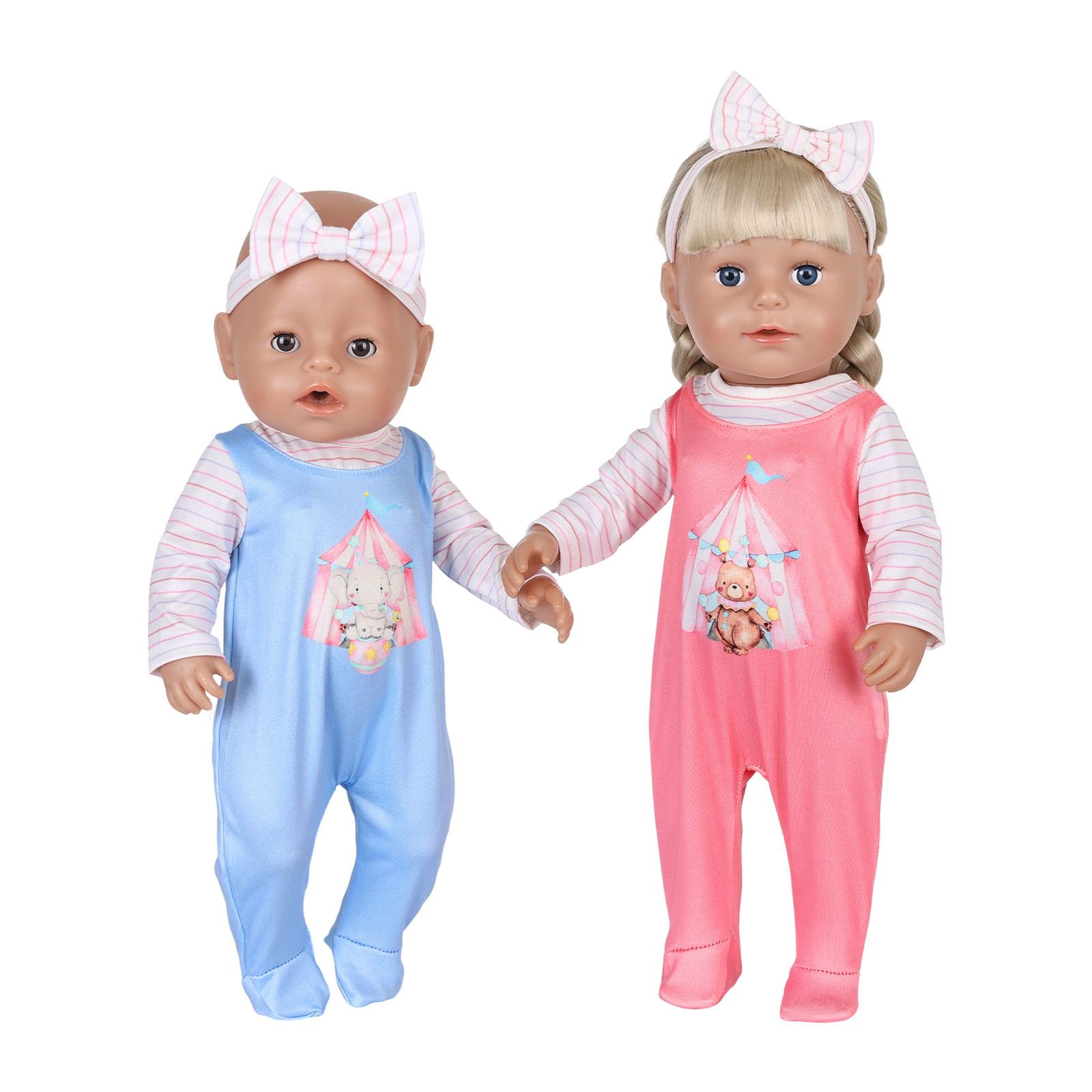 Baby Clothing Set - 16-18 인치 40-45cm 베이비 인형 서커스