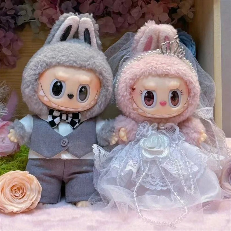 Baby Clothing Set - 15 17cm 라부부 인형 웨딩 연인