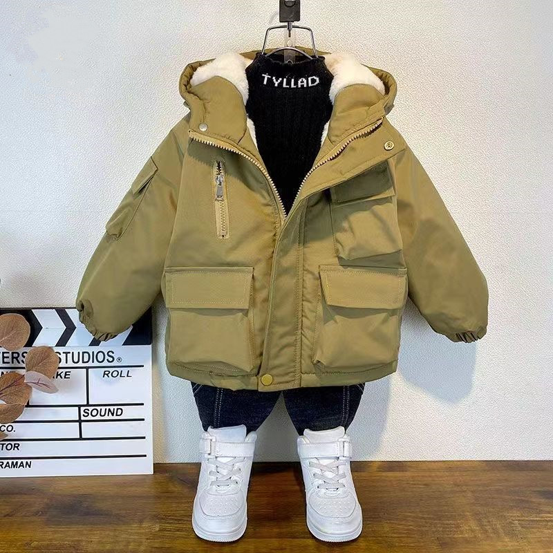 Baby X Clothing - 어린이 소년 봉제 따뜻한 재킷, 캐주얼