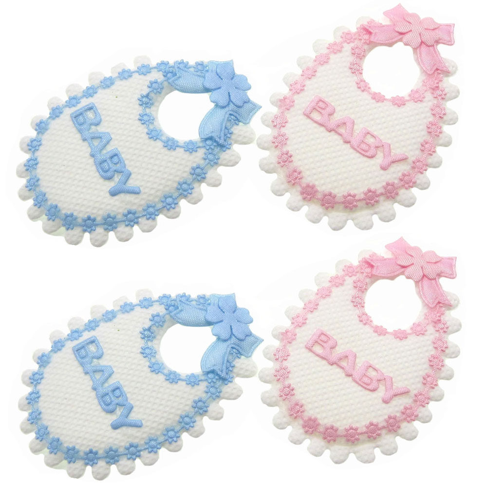 Baby X Clothing - 12Pcs 수제 패브릭 아기 Bibs 아기