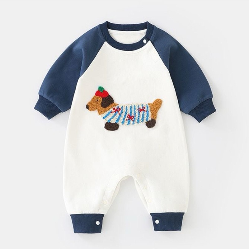 Baby Clothing Logo - 봄/가을용 유니섹스 아기 원피스 롬퍼 의류,