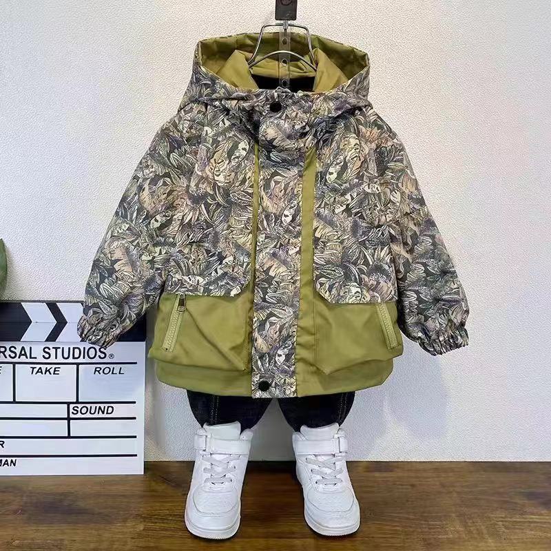Baby X Clothing - 남아용 용수철 코트, 아동용 스프린트 탑,