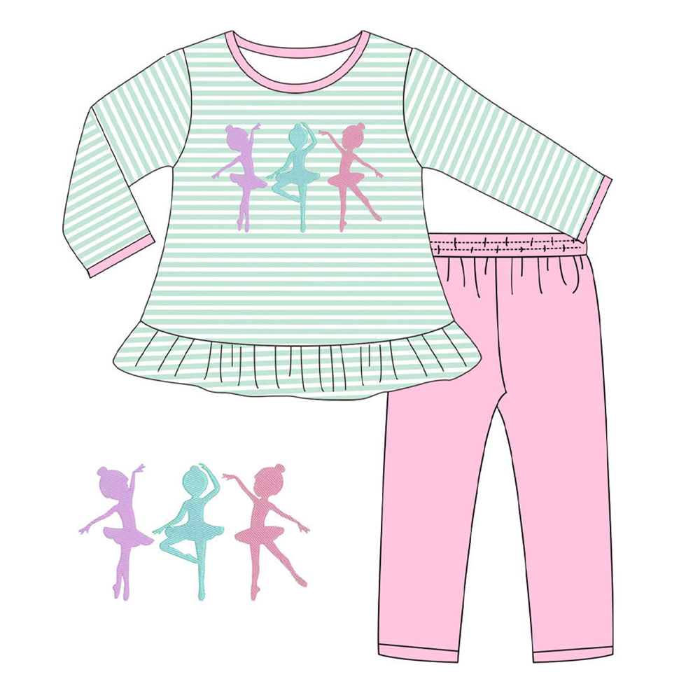 Baby X Clothing - 새로운 유아 발레 소녀 의류 긴팔