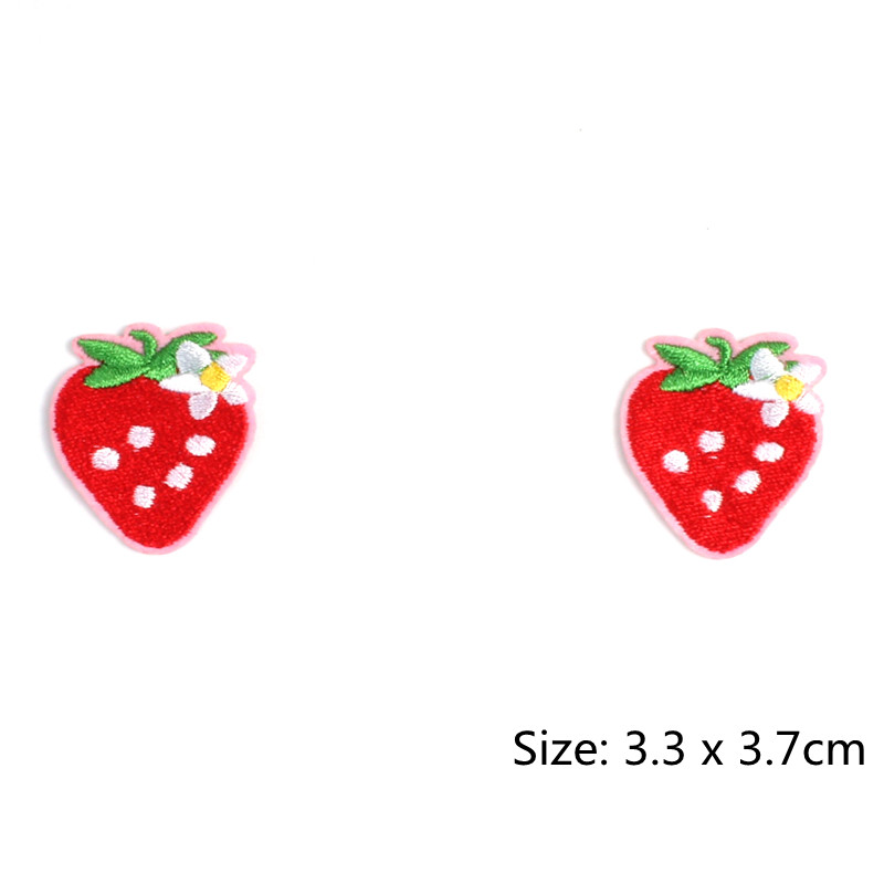 10pcs 만화 딸기 패치 아기 소녀 옷 드레스 배낭  - Baby X Clothing 리뷰 및 가격