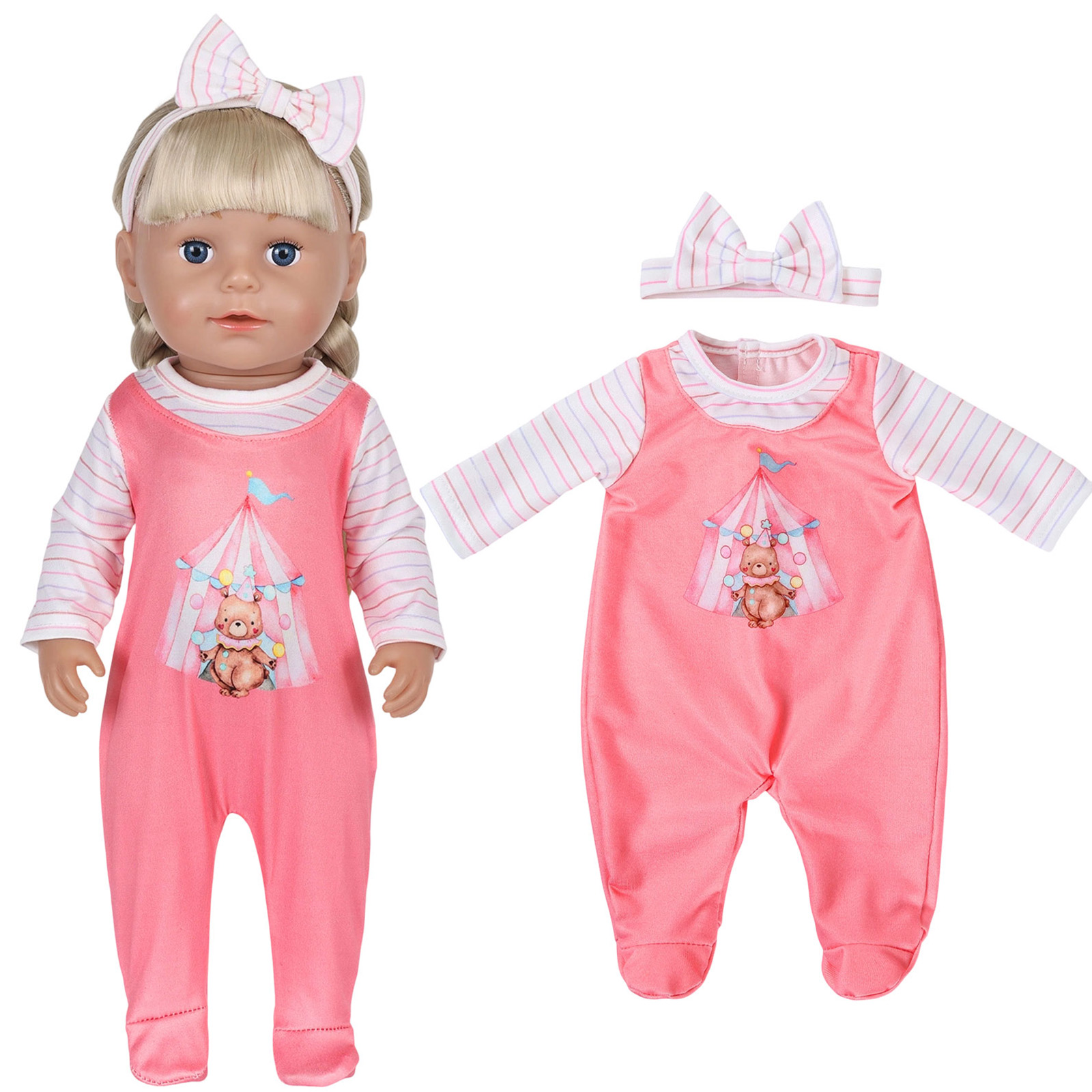 16-18 인치 40-45cm 베이비 인형 서커스 패턴 - Baby Clothing Set 리뷰 및 가격