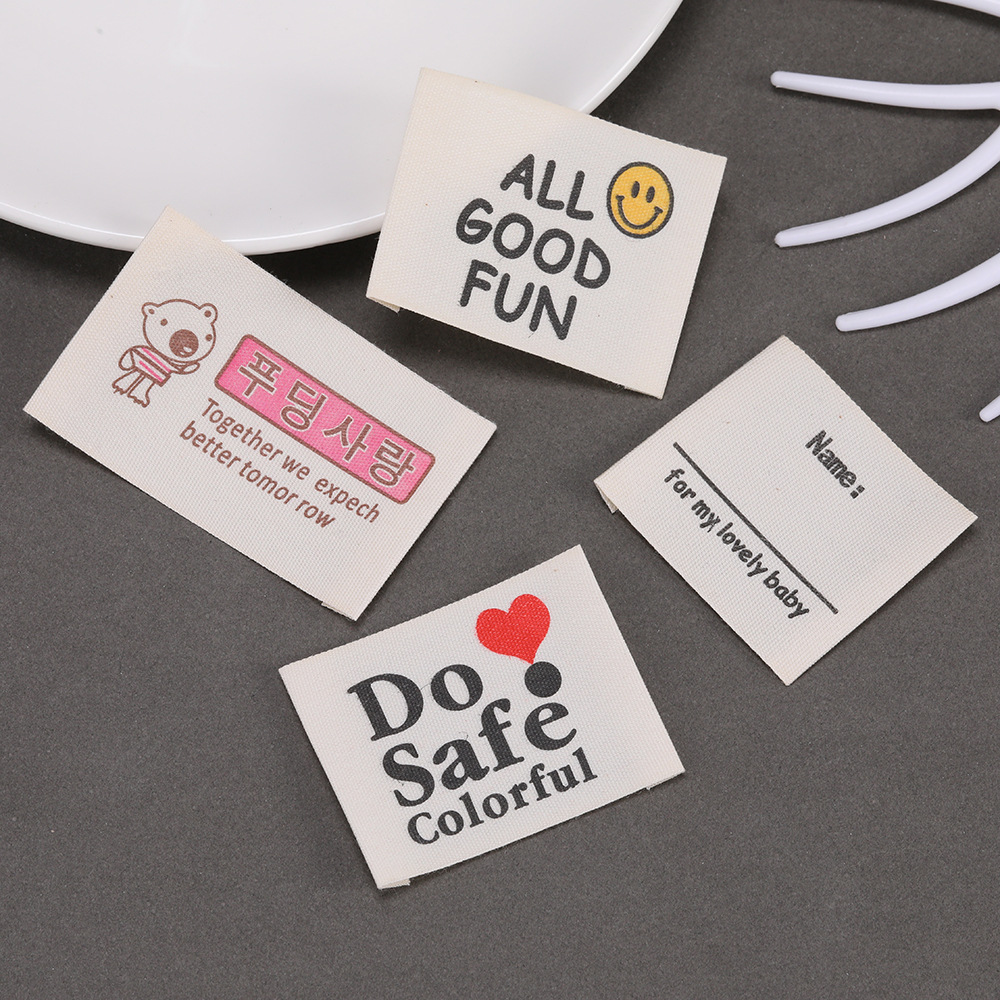 맞춤 인쇄 개인 로고 라벨, 면 라벨, 의류 티셔츠 면 - Baby Clothing Logo 리뷰 및 가격