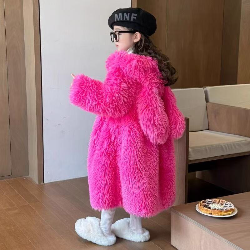 가을겨울 여아 퍼 코트 아기 인조 퍼 코트 롱 패딩 여 - Baby X Clothing 리뷰 및 가격