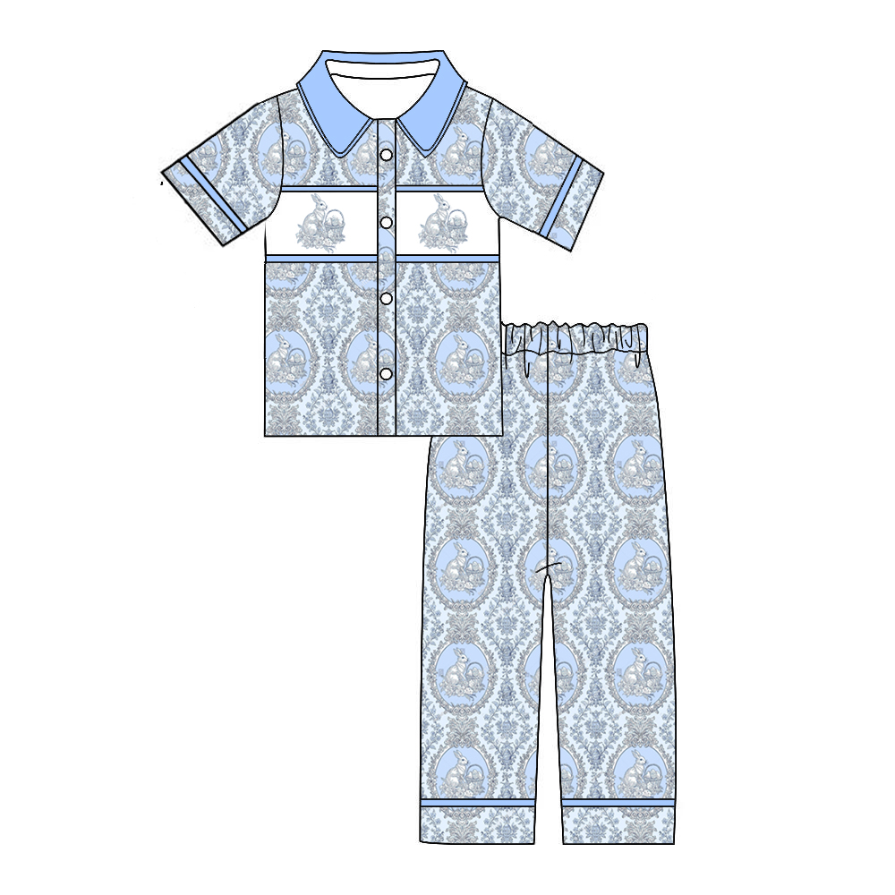 부활절 부티크 아동복 반팔 긴 바지 소녀와 소년 정장  - Baby Clothing Boutique 리뷰 및 가격