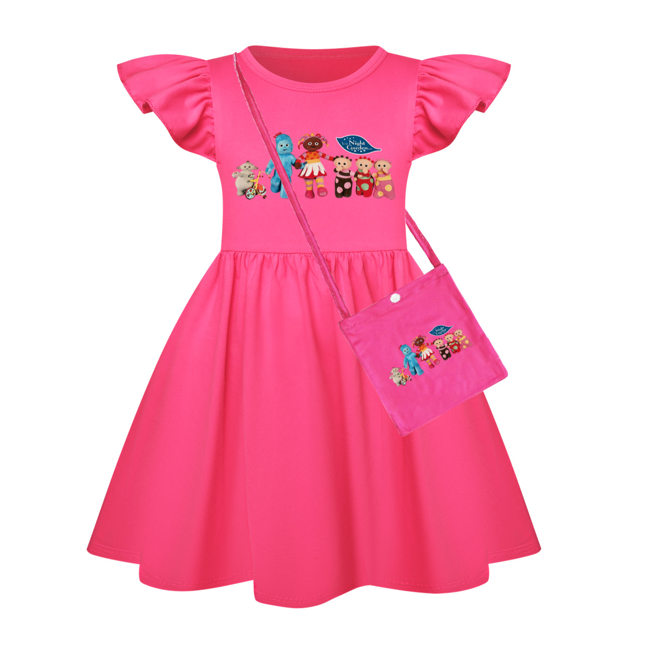 밤의 정원에서 만화 TV 시청하는 아이들 마카 파카 그 - Baby Clothing Night 리뷰 및 가격