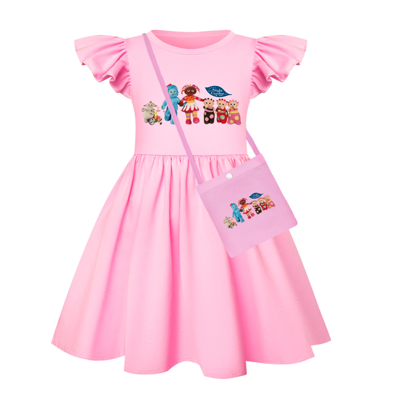 밤의 정원에서 만화 TV 시청하는 아이들 마카 파카 그 - Baby Clothing Night 리뷰 및 가격