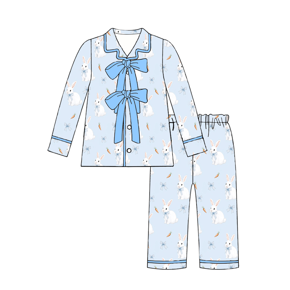 부티크 아동복 반팔 바지 여아 정장 부활절 토끼 리본  - Baby Clothing Boutique 리뷰 및 가격