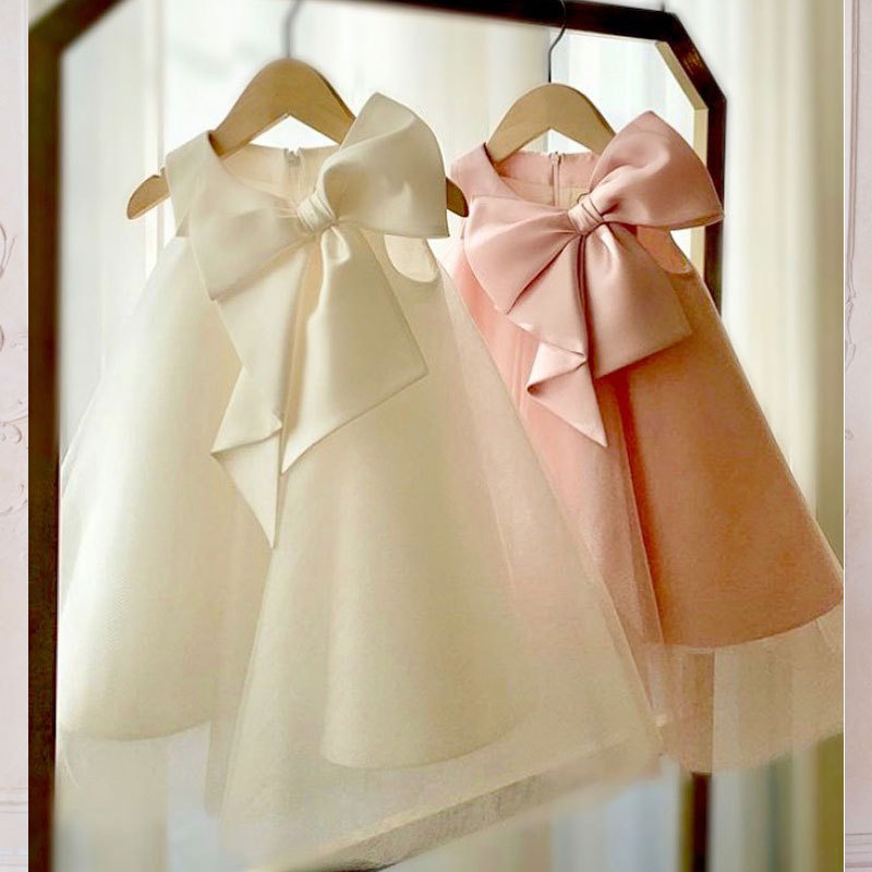 여름 큰 활 아기 소녀 원피스, 첫 번째 생일 파티 웨 - Baby Clothing Set 리뷰 및 가격