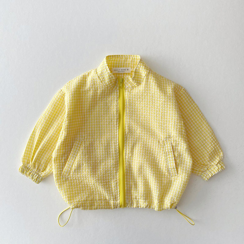 0-5세 한국어 버전 아동복 여름 얇은 격자 무늬 자외 - Baby X Clothing 리뷰 및 가격