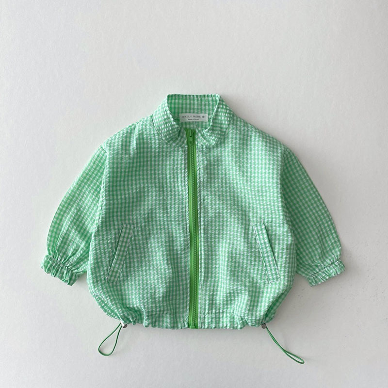 0-5세 한국어 버전 아동복 여름 얇은 격자 무늬 자외 - Baby X Clothing 리뷰 및 가격