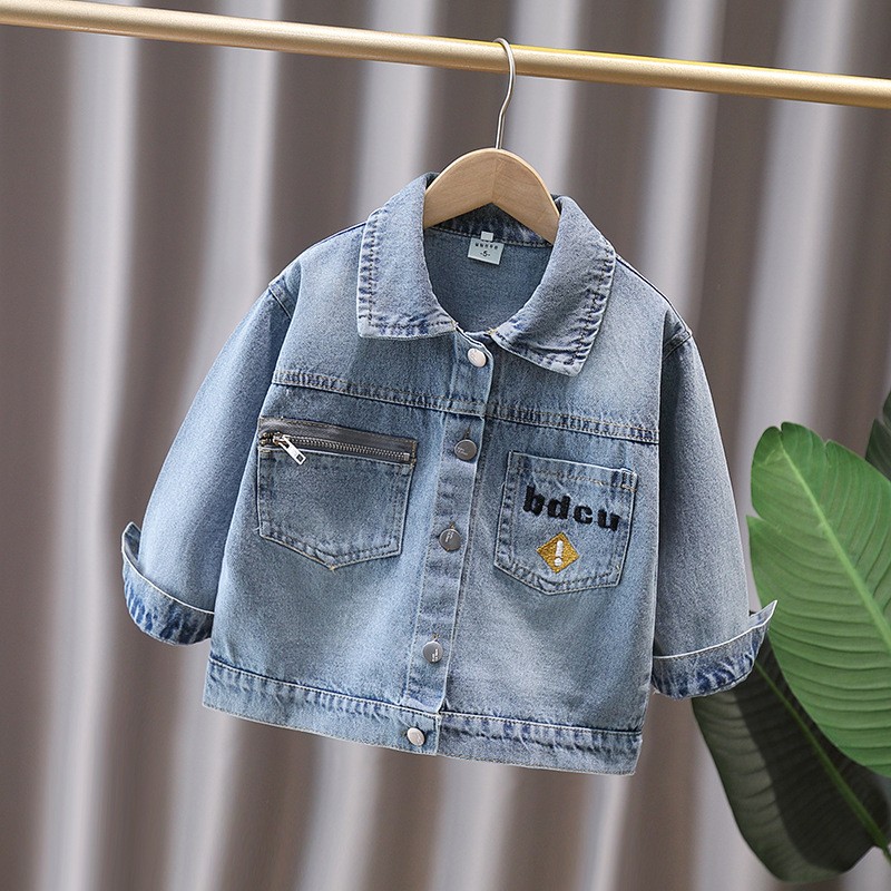 귀여운 스타일 아기 어린이 데님 자켓 어린이를위한 공룡 - Baby Clothing Set 리뷰 및 가격