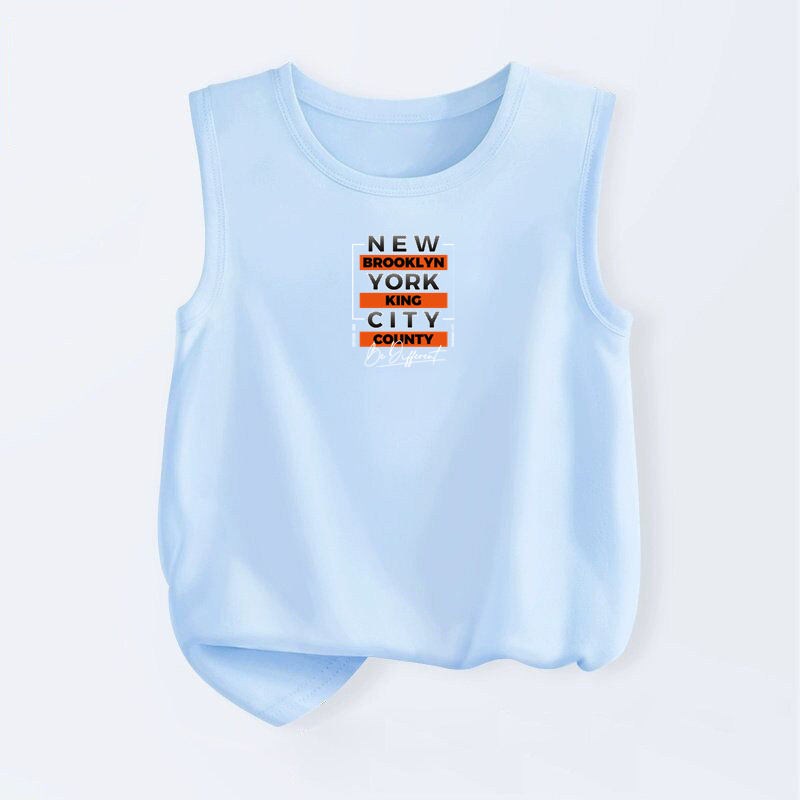 어린이용 캘리포니아 시티 조끼 소년용 민소매 통기성 티 - Baby Clothing Logo 리뷰 및 가격