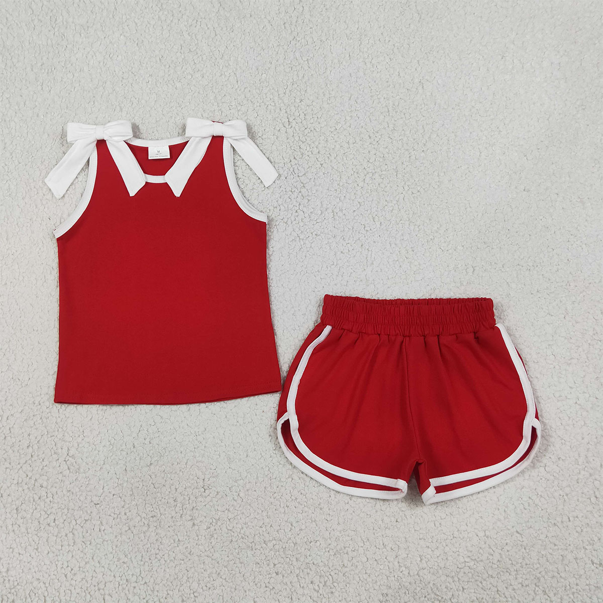 부티크 아기 소녀 옷 키즈 패션 레드 화이트 리본 코튼 - Baby Clothing Boutique 리뷰 및 가격