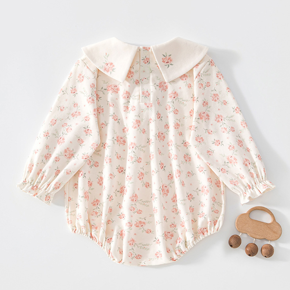 아기 여자 아기 바디수트 긴팔 면 꽃무늬 칼라 봄 가을 - Baby Clothing Boutique 리뷰 및 가격