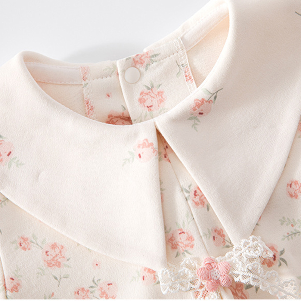 아기 여자 아기 바디수트 긴팔 면 꽃무늬 칼라 봄 가을 - Baby Clothing Boutique 리뷰 및 가격